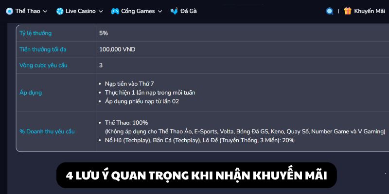 Khuyến mãi 3BET