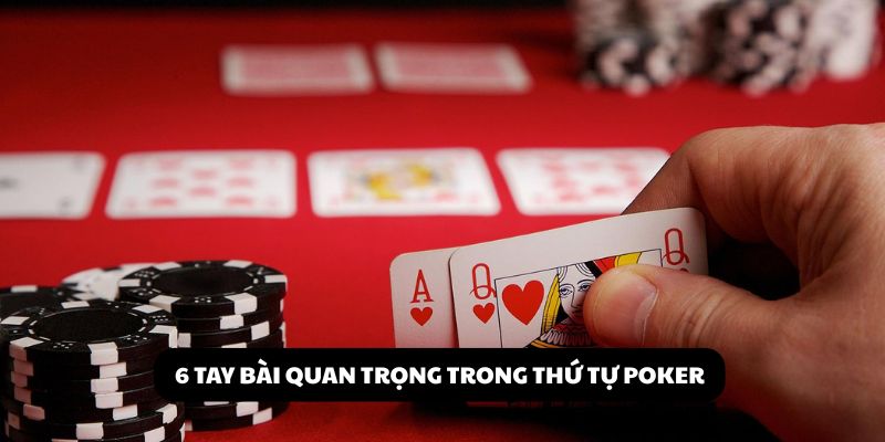 thứ tự poker